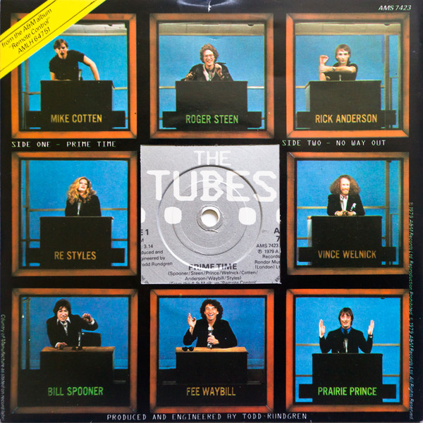 Tubes - Prime Time - Used Vinyl Record 7" image 1