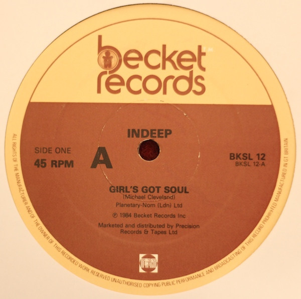 Indeep - Girl's Got Soul / The Night The Boy Learned How To Dance - Use image 1