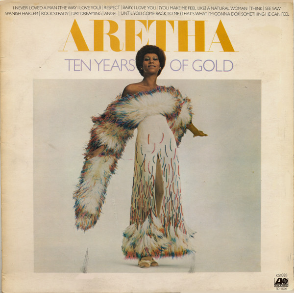 Aretha Franklin - Ten Years Of Gold - Used Vinyl Record image 1