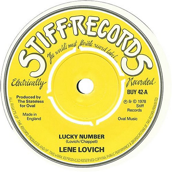 Lene Lovich - Lucky Number - Used Vinyl Record 7" image 1