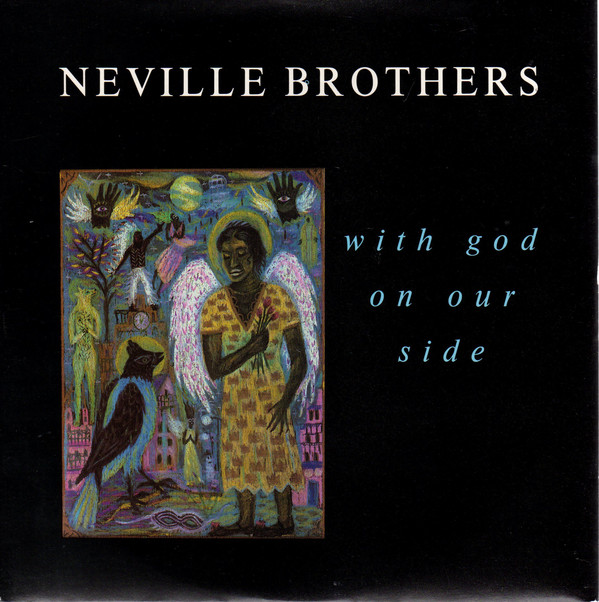 Neville Brothers - With God On Our Side - Used Vinyl Record 7" image 1