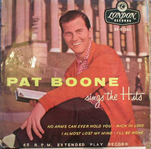 Pat Boone - Sings The Hits - Used Vinyl Record 7" image 1