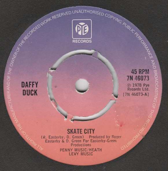 Daffy Duck - Skate City - Used Vinyl Record 7" image 1
