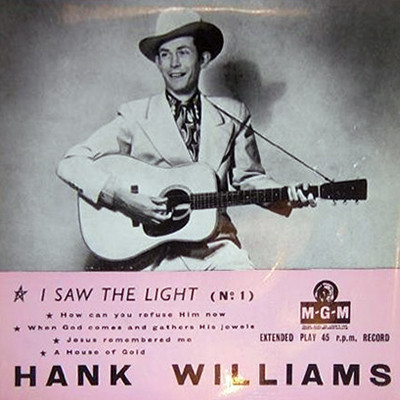 Hank Williams With H - I Saw The Light (No. 1) - Used Vinyl Record 7" image 1