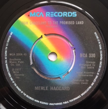 Merle Haggard - From Graceland To The Promised Land - Used Vinyl Record image 1