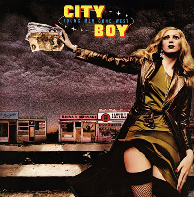City Boy - Young Men Gone West - Used Vinyl Record image 1