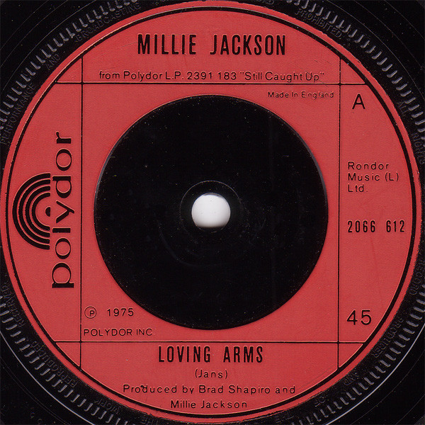 Millie Jackson - Loving Arms - Used Vinyl Record 7" image 1