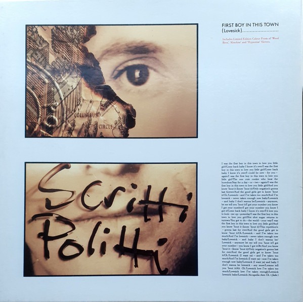 Scritti Politti - First Boy In This Town (Lovesick) - Used Vinyl Record image 1