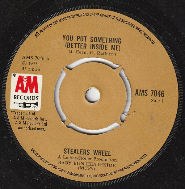 Stealers Wheel - You Put Something (Better Inside Me) - Used Vinyl Reco image 1