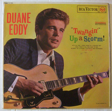 Duane Eddy - "Twangin'" Up A Storm! - Used Vinyl Record image 1