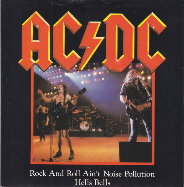 AC/DC - Rock And Roll Ain't Noise Pollution - Used Vinyl Record 7" image 1