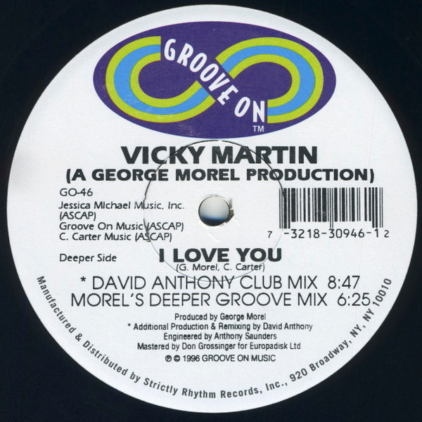 Vicky Martin - I Love You - Used Vinyl Record 12" image 1