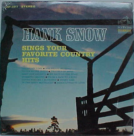 Hank Snow - Sings Your Favorite Country Hits - Used Vinyl Record image 1