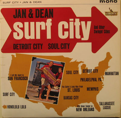 Jan & Dean - Surf City And Other Swingin' Cities - Used Vinyl Record image 1