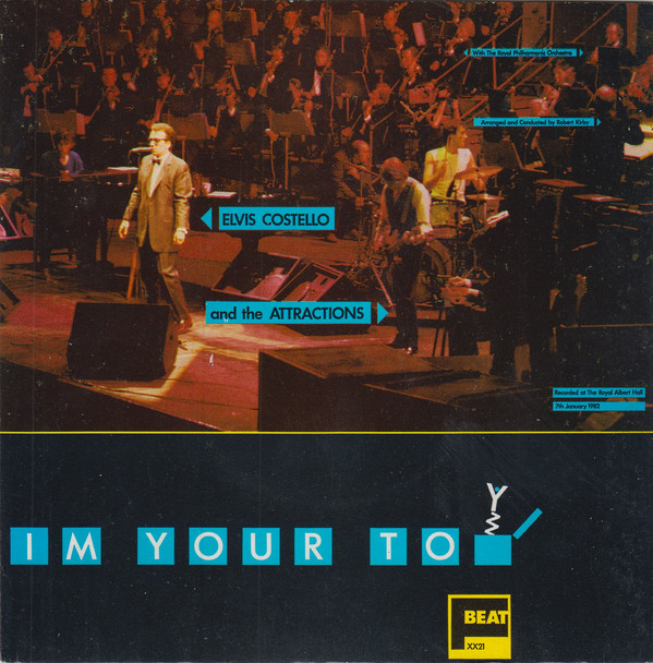 Elvis Costello & The - I'm Your Toy - Used Vinyl Record 7" image 1