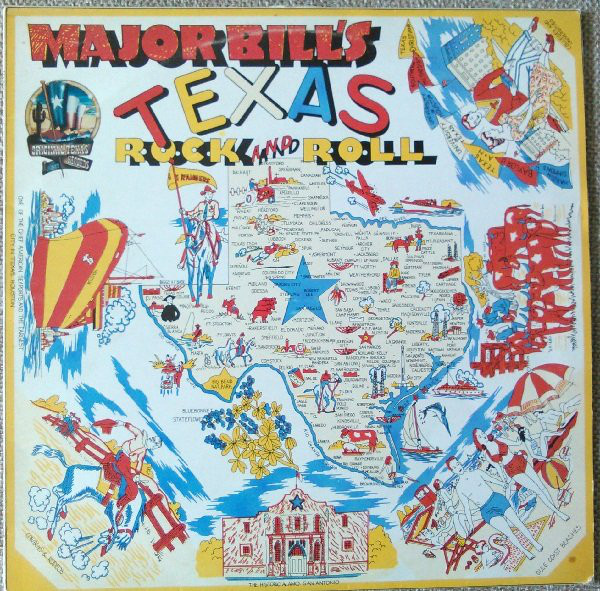 Various - Major Bill's Texas Rock And Roll - Used Vinyl Record image 1