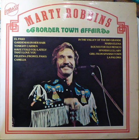 Marty Robbins - Border Town Affair - Used Vinyl Record image 1