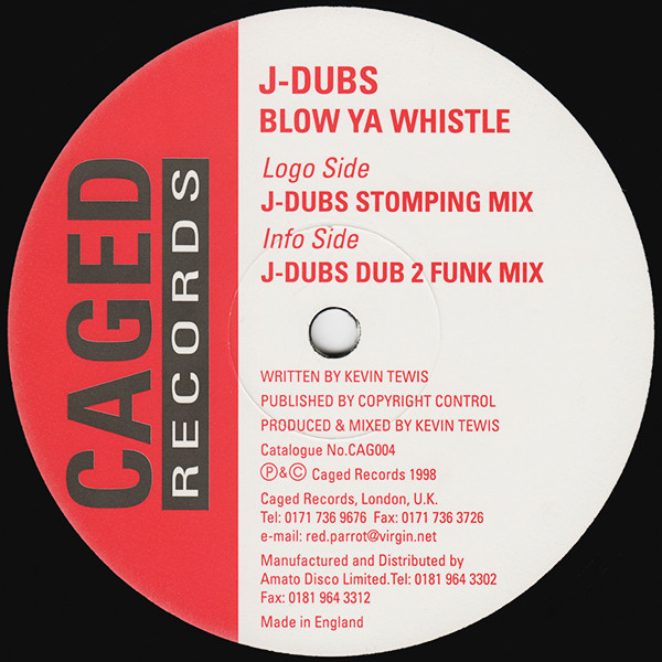 J-Dubs - Blow Ya Whistle - Used Vinyl Record 12" image 1