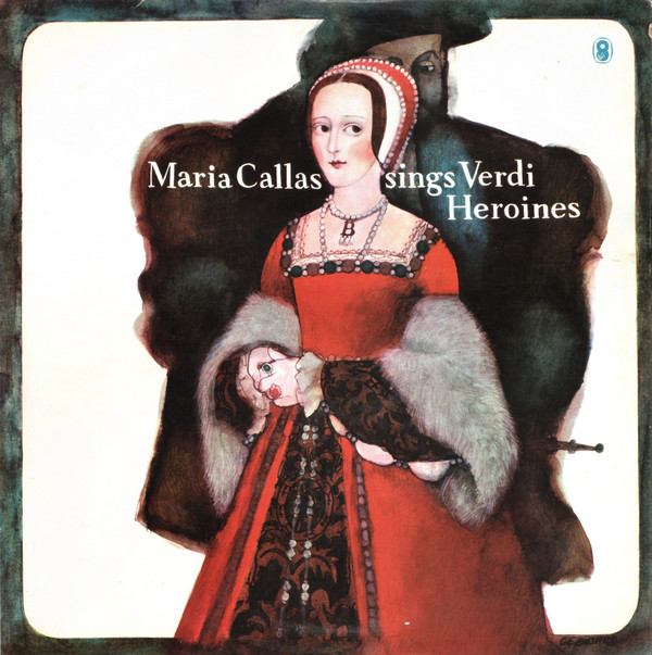 Maria Callas - Portrays Verdi Heroines - Used Vinyl Record image 1