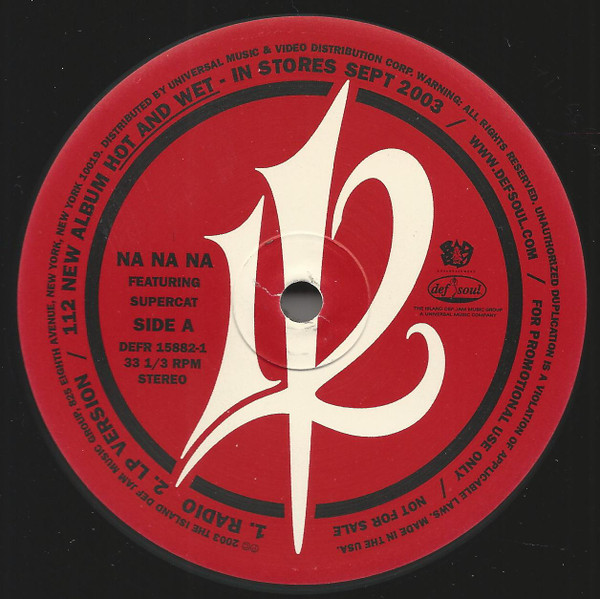 112 - Na Na Na - Used Vinyl Record 12"