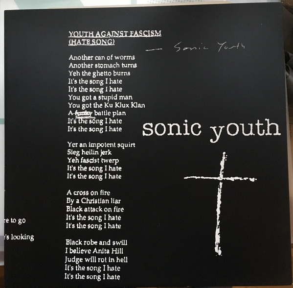 Sonic Youth - Youth Against Fascism - Used Vinyl Record 12" image 1