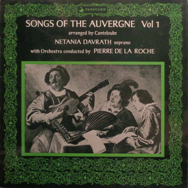 Songs Of The Auvergne Vol 1