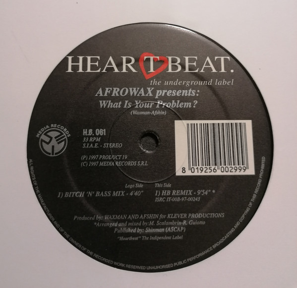 Afrowax - What Is Your Problem? - Used Vinyl Record 12" image 1