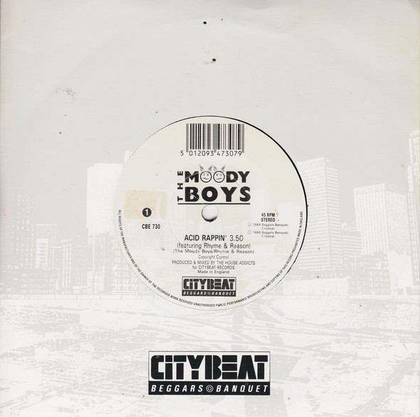 Moody Boys - Acid Rappin' - Used Vinyl Record 7" image 1