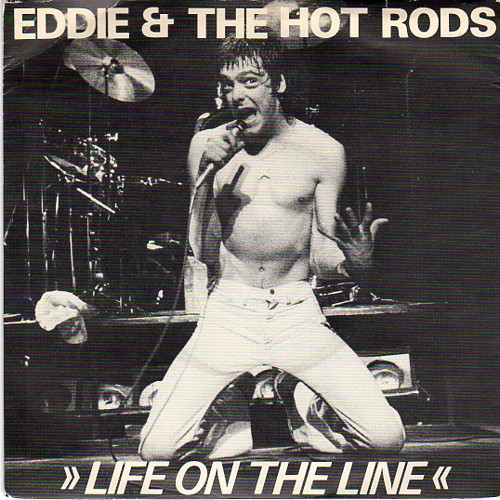 Eddie And The Hot Ro - Life On The Line - Used Vinyl Record 7" image 1