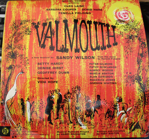 Sandy Wilson - Valmouth - Used Vinyl Record image 1