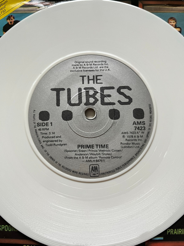Tubes - Prime Time - Used Vinyl Record 7" image 1