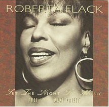 Roberta Flack - Set The Night To Music - Used Vinyl Record 7" image 1