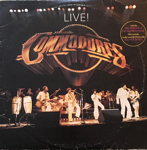Commodores - Live! - Used Vinyl Record image 1