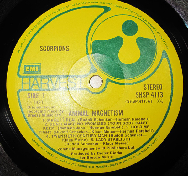 Scorpions - Animal Magnetism - Used Vinyl Record image 1