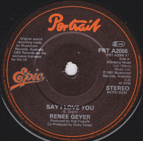 Say I Love You / Good Lovin'