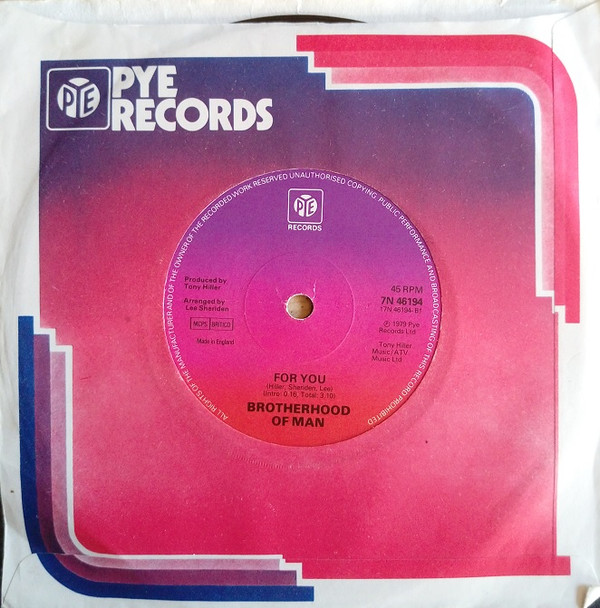 Brotherhood Of Man - Papa Louis - Used Vinyl Record 7" image 1