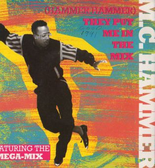 MC Hammer - (Hammer Hammer) They Put Me In The Mix - Used Vinyl Record image 1