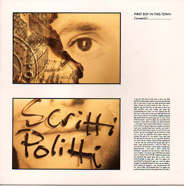 Scritti Politti - First Boy In This Town (Lovesick) - Used Vinyl Recor image 1