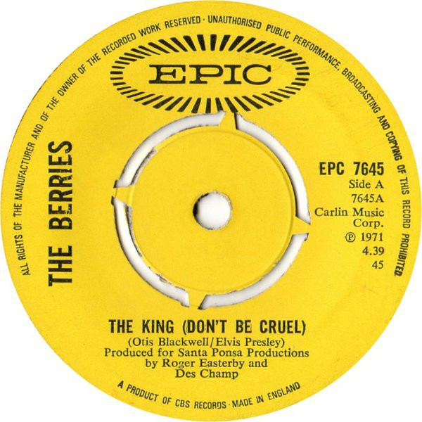 The King (Don't Be Cruel)