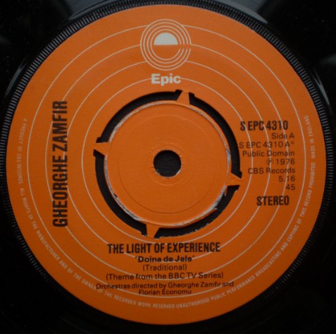 Gheorghe Zamfir - Light Of Experience (Doina De Jale) - Used Vinyl Re image 1