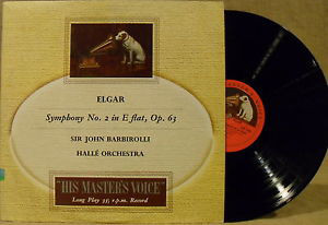 Sir Edward Elgar - Symphony No. 2 In E Flat, Op. 63 - Used Vinyl Record image 1
