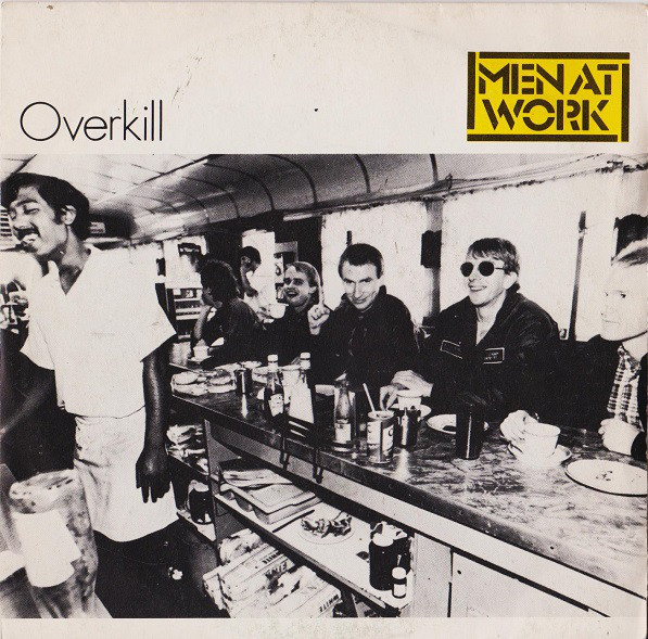 Men At Work - Overkill - Used Vinyl Record 7" image 1