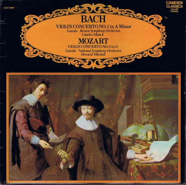 Bach Violin Concerto No.1 In A Minor / Mozart Violin Concerto No.3 In G