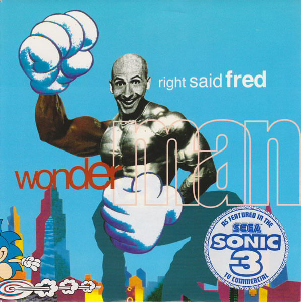 Right Said Fred - Wonderman - Used Vinyl Record 7" image 1