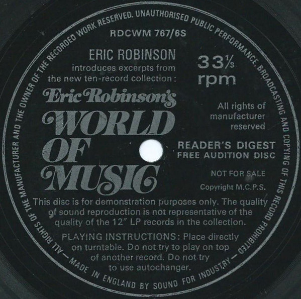 Eric Robinson's World Of Music