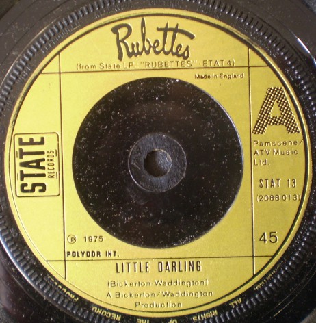Rubettes - Little Darling - Used Vinyl Record 7" image 1