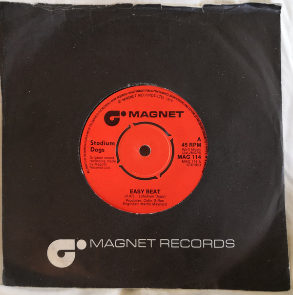 Stadium Dogs - "Easy Beat" - Used Vinyl Record 7" image 1