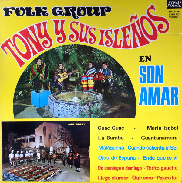 Tony Y Sus Islenos - Tony Y Sus Isleños En Son Amar - Used Vinyl Recor image 1