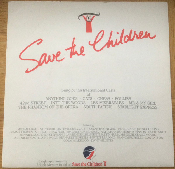 Various - Save The Children - Used Vinyl Record 7" image 1
