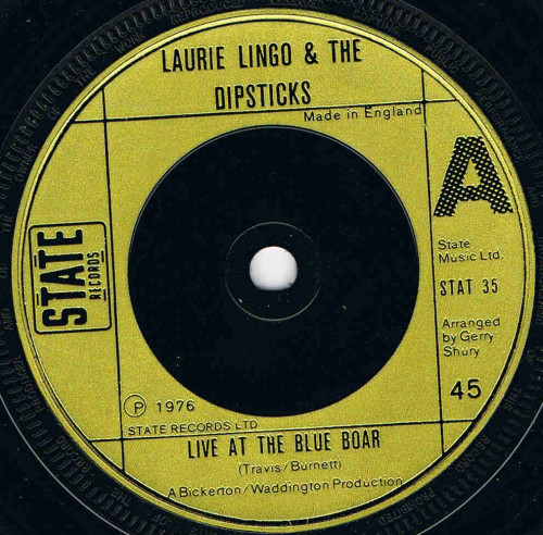 Laurie Lingo And The - Live At The Blue Boar - Used Vinyl Record 7" image 1